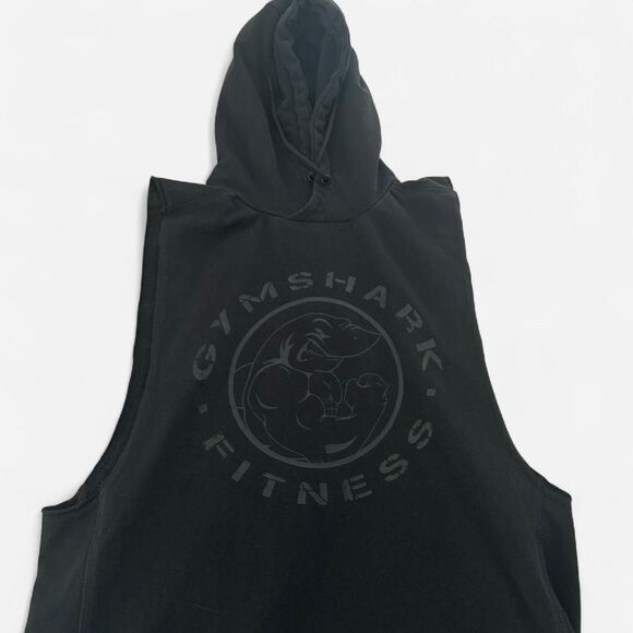Gymshark Legacy Drop Arm Hoodie – Black Slim Fit, Size M - Picture 2 of 8